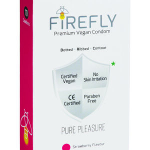Firefly Premium Vegan Condom – Strawberry Flavour