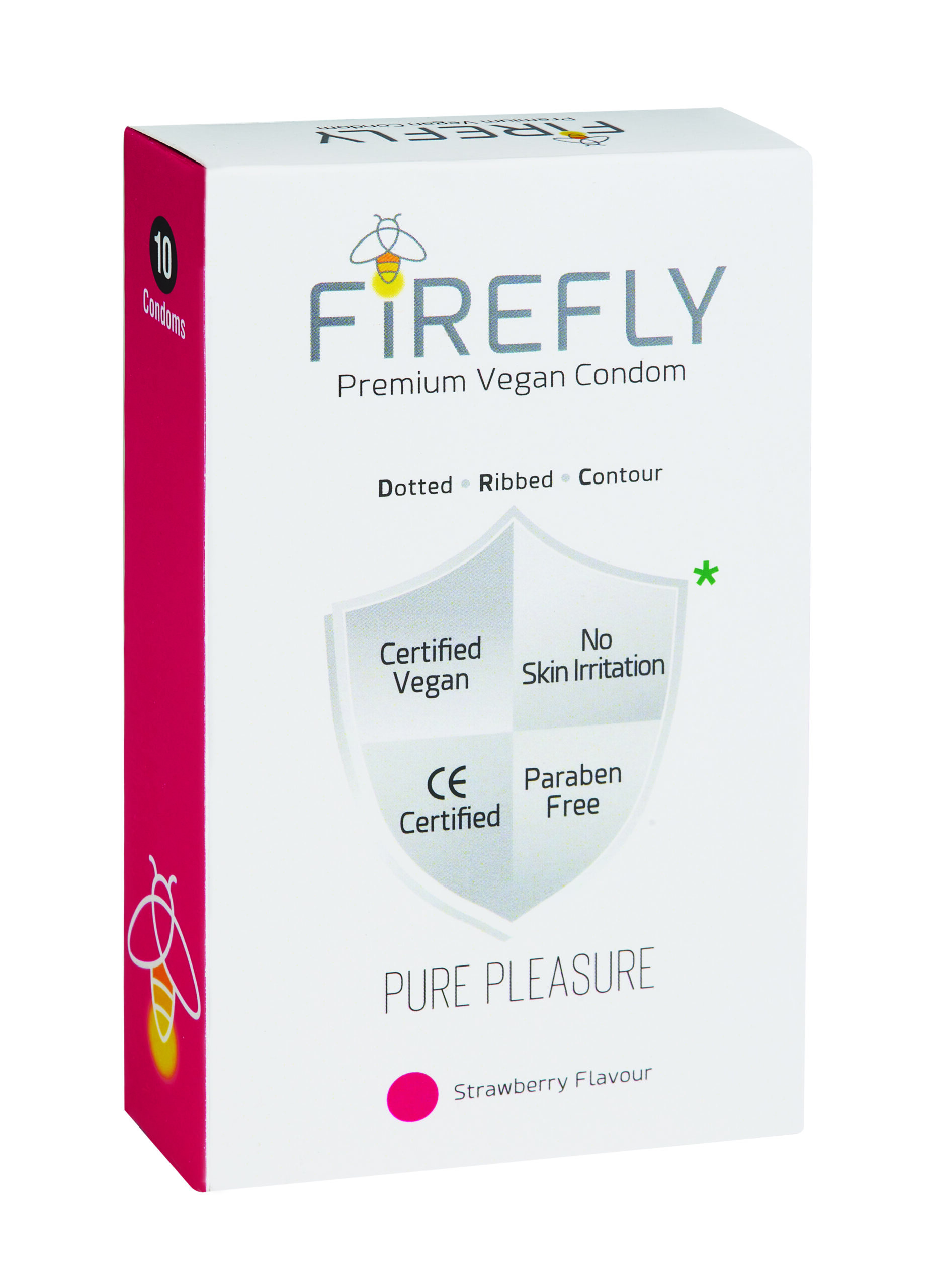 Firefly Premium Vegan Condom – Strawberry Flavour